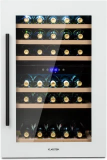Klarstein Vinsider 41D Duo Quartz Wijnkoelkast Inbouw Wit