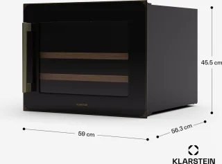 Klarstein Vinsider Victoria 28 Wijnkoelkast Zwart