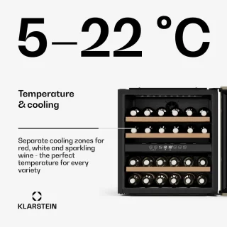 Klarstein Vinsider Victoria 36 wijnkoelkast crème