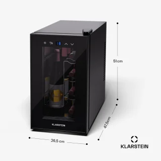 Klarstein Wijnkoelkast 1 Zone Flessenkoelkast