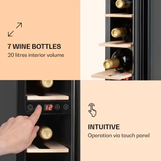 Klastein Vinovilla 7 Uno Quartz inbouw wijnkoelkast