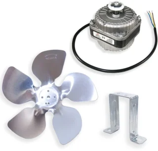Koelkastmotor met ventilator reservemotor
