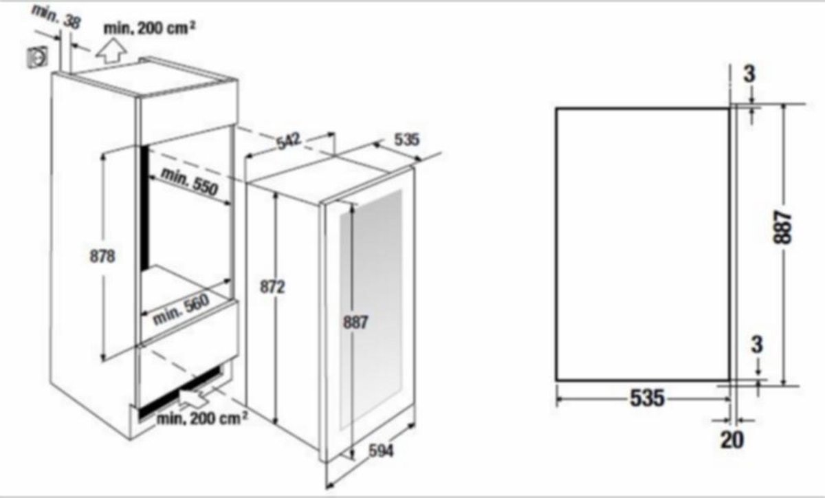 Küppersbusch FWK2800.0S Wijnkoelkast 2 Zones