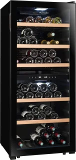 La Sommelière LS102DZBLACK Wijnklimaatkast 2 zones 102 flessen