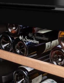 La Sommelière LS102DZBLACK Wijnklimaatkast 2 zones 102 flessen