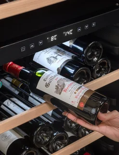 La Sommelière LS102DZBLACK Wijnklimaatkast 2 zones 102 flessen
