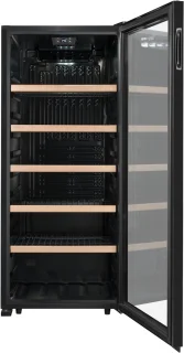 La Sommelière LS117BLACK vrijstaande wijnkoelkast 1 zone 121 flessen