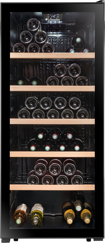 La Sommelière SLS117BLACK Wijnserveerkast 1 zone 121 flessen review
