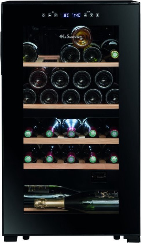 La Sommelière SLS32DZBLACK Wijnklimaatkast 2 zones 32 flessen review