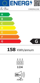 Le Chai CHROMA1240 wijnkoelkast