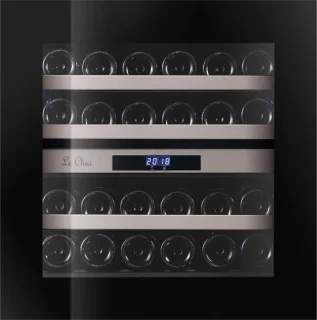 Le Chai Inbouw Wijnkoelkast 60 cm 2-Zone Push Open