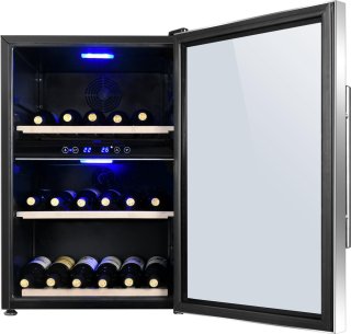 Le Chai LB400XS Wijnkoelkast 2 zones RVS 40 flessen