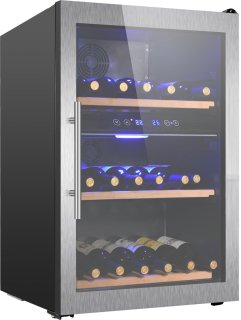 Le Chai LB400XS Wijnkoelkast 2 zones RVS 40 flessen