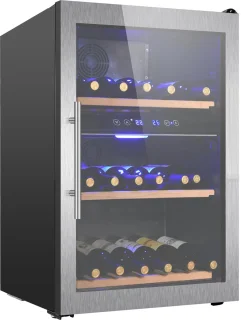 Le Chai LB400XS Wijnkoelkast 2 zones RVS 40 flessen