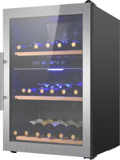 Le Chai LB400XS Wijnkoelkast 2 zones RVS 40 flessen