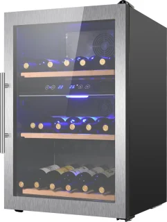 Le Chai LB400XS Wijnkoelkast 2 zones RVS 40 flessen