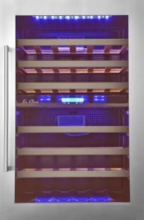 Le Chai LB555 Inbouw Wijnkoelkast RVS 50 flessen
