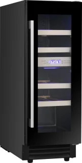 Le Chai LBN 178 Wijnklimaatkast 2 zones zwart glas 17 flessen