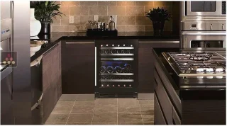 Le Chai LBN 445 Wijnkoeler Inbouw Zwart 44 Flessen