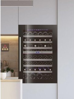 Le Chai LBN555 Inbouw Wijnklimaatkast 2 Zones Zwart 50 Flessen