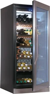 Le Chai LM1220 Wijnkoelkast 122 flessen RVS vrijstaand
