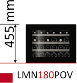 Le Chai LMN180POV Inbouw Wijnklimaatkast