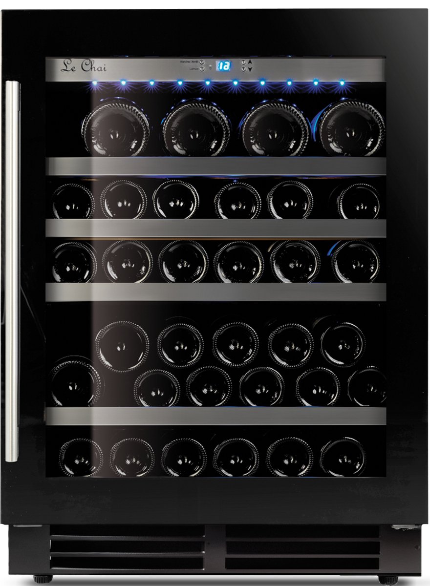 De Le Chai LMN480 Wijnkoelkast 48 flessen 1 zone in één oogopslag