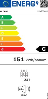 Le Chai LMV2370HD Wijnkoelkast 237 flessen
