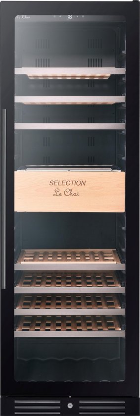 Le Chai PRO LMN1185 wijnkoeler 118 flessen zwart review