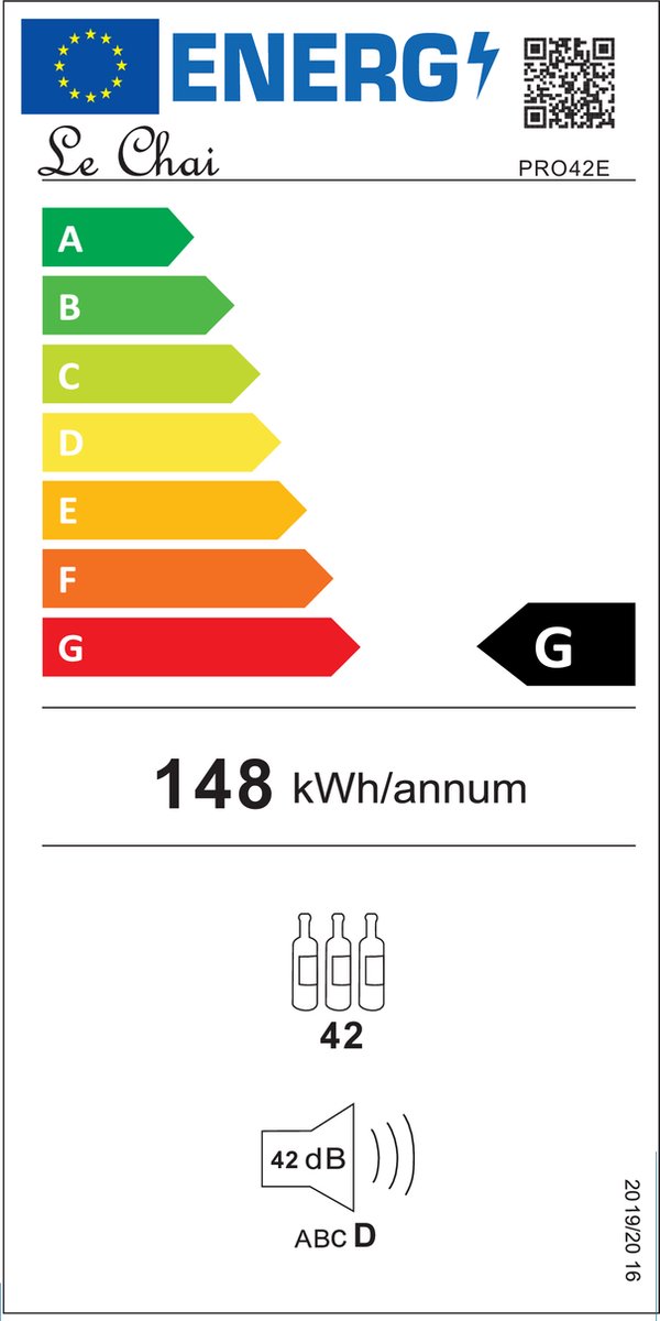 Wat vinden we goed aan de Le Chai PRO42E Wijnkoelkast 1 zone 88 cm