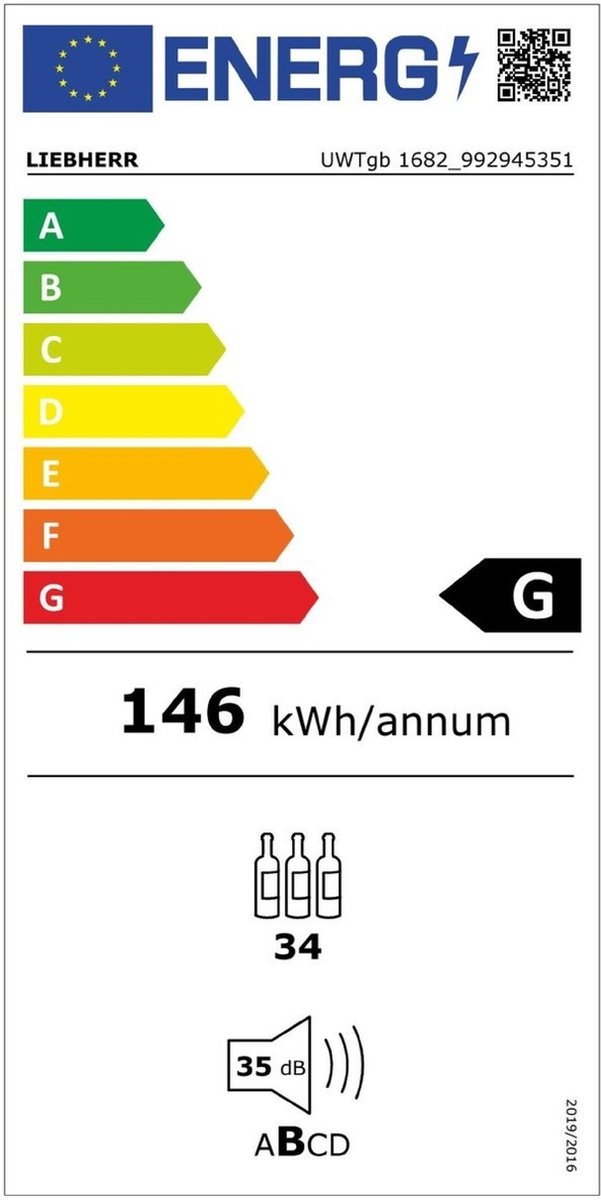 Wat vinden we goed aan de Liebherr Vinidor UWTgb 1682 Wijnkoelkast 34 flessen