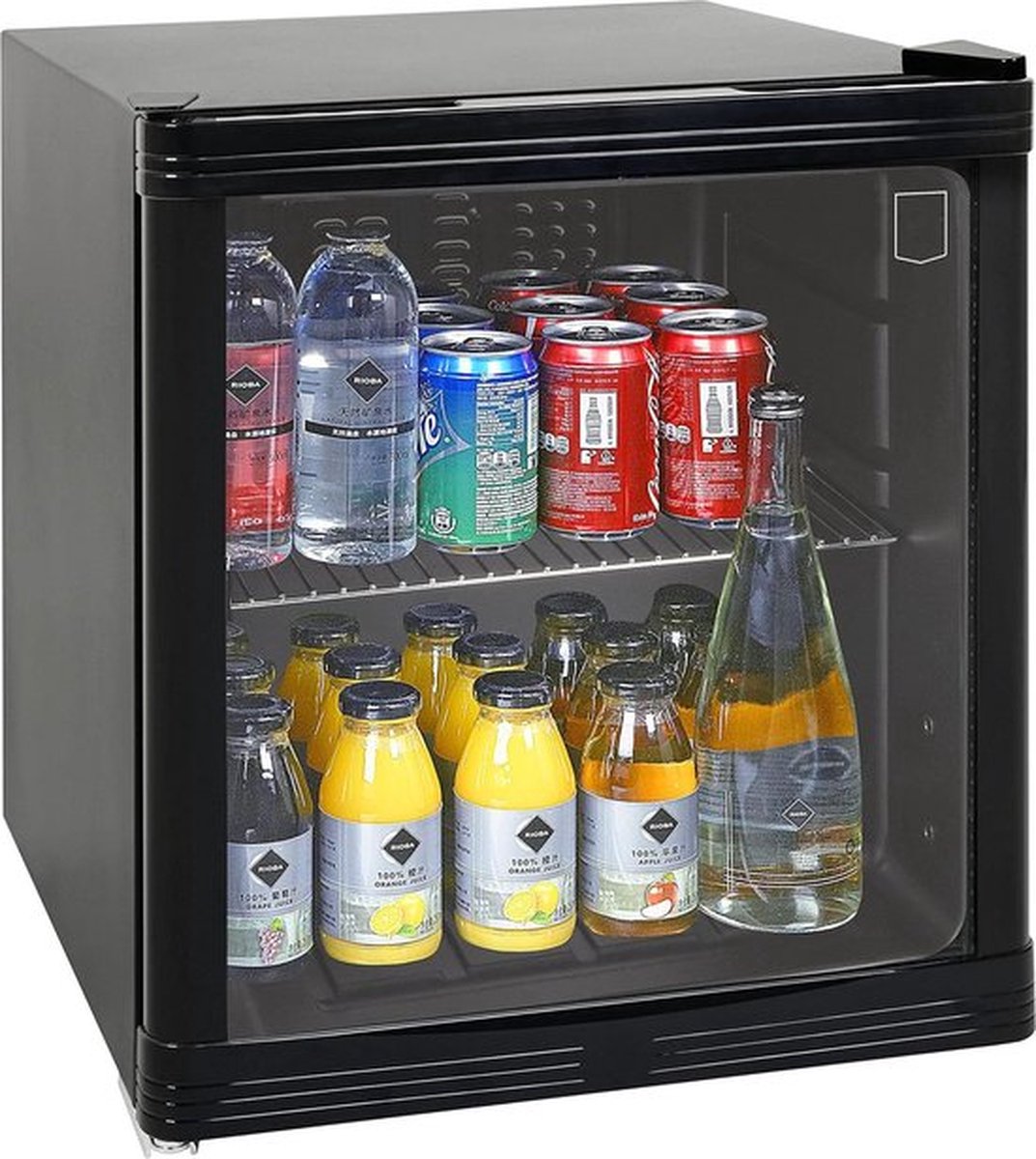 De Luxe Wijnkoelkast Minibar 46L Zwart in één oogopslag