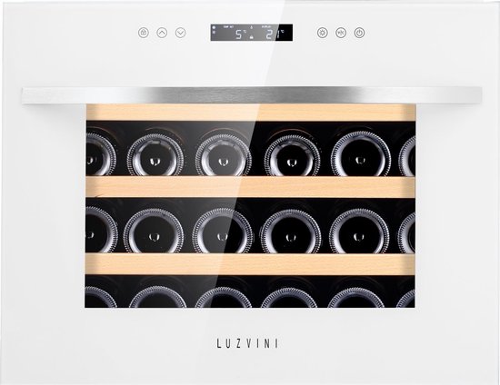 LuzVini inbouw wijnkoelkast 22 flessen wit review