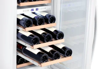 LuzVini Wijnklimaatkast 2 Zones 28 Flessen Wit