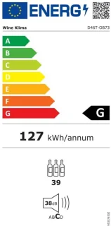 Neff KU9213HG0 inbouw wijnkoeler zwart 44 flessen