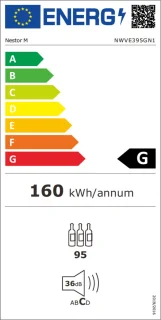 Nestor M NWVE395GN1 Inbouw wijnkoelkast