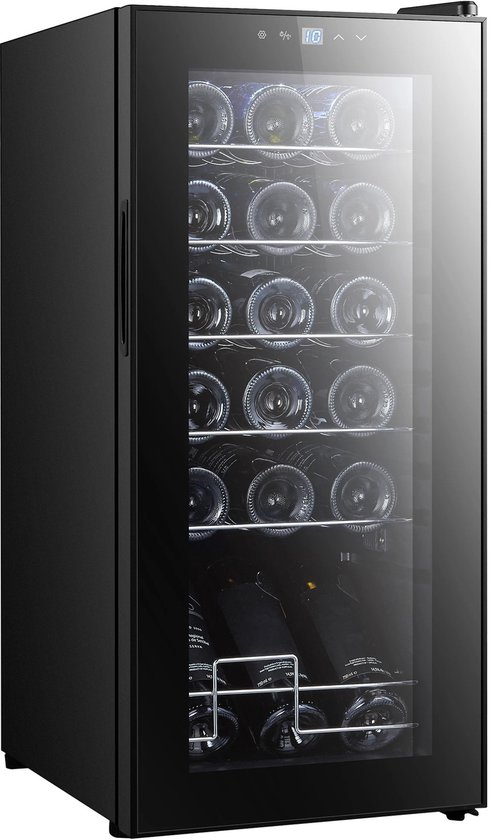 Ohana DT Wijnkoelkast 18 flessen 50L zwart review