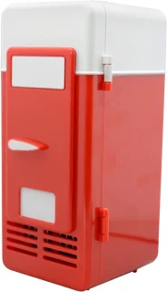 Persoonlijke minikoelkast rood