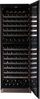 Pevino NG180 Wijnkoelkast 2 zones 150 flessen RVS front