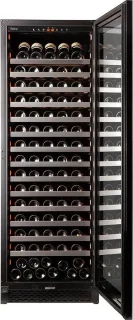 PeVino NG200 Wijnbewaar- en Serveerkast Black Steel
