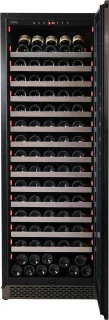 PeVino NG200 Wijnbewaar- en Serveerkast Black Steel