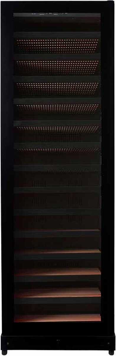 De Pevino PBI100S-HHBS Wijnkoelkast 54 flessen Zwart mat staal in één oogopslag