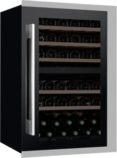 PeVino PI48D-S 42 Flessen Inbouw Wijnklimaatkast Zwart/RVS