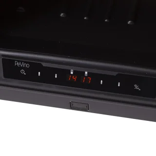 PeVino PI48D-S 42 Flessen Inbouw Wijnklimaatkast Zwart/RVS