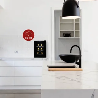 PRIMO PR168WK Wijnkoelkast 6 Flessen Zwart