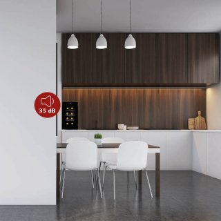 PRIMO PR169WK Wijnkoelkast 8 Flessen Zwart