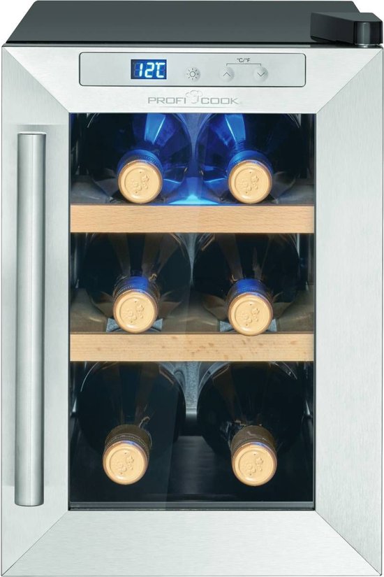 ProfiCook PC-WK 1231 Koelkast met Vitrinedeur