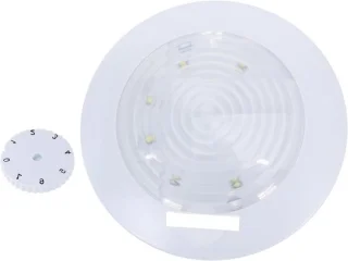Ronde led koelkastlamp 95 cm wit