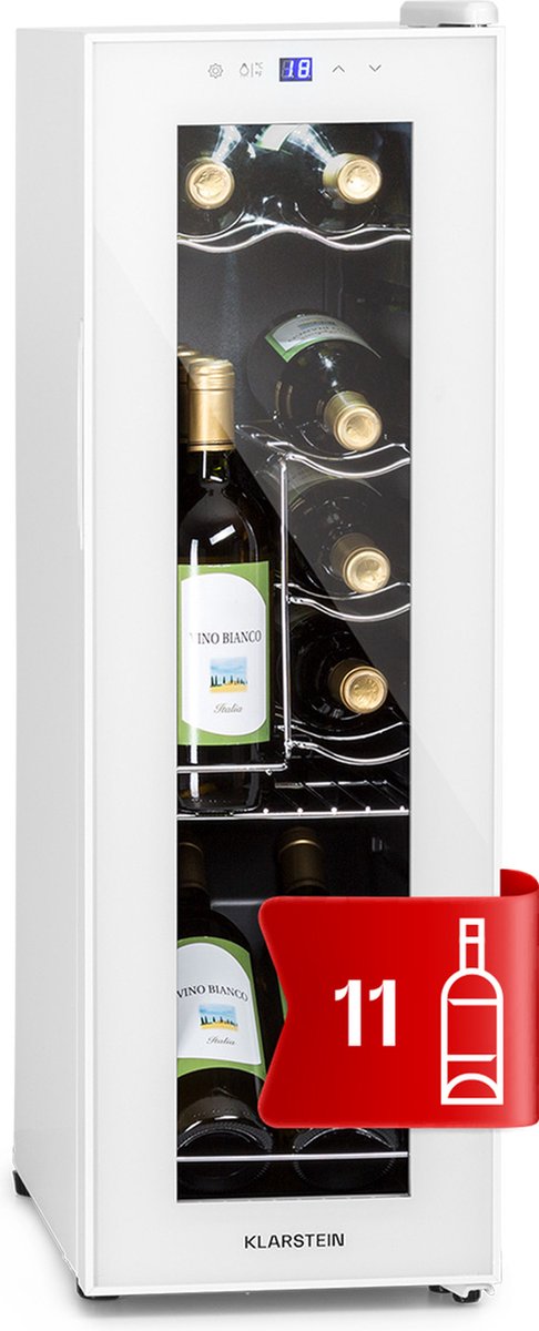 De Shiraz 12 Slim Uno wijnkoelkast 32L Touch in één oogopslag