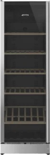 SMEG SCV115GS Wijnklimaatkast 197 Flessen Vrijstaand Links